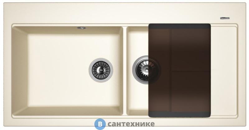 Кухонная мойка FLORENTINA Россана, жасмин FS (20.335.E1000.201)