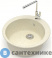 картинка Кухонная мойка AZARIO Vital (507x507x200) бежевый, сифон + герметик (CS00078344)