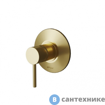 картинка Смеситель Paini Cox 78PJ690 для душа встраиваемый, матовое золото PVD