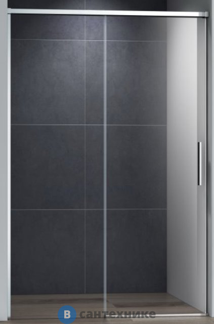 Душевая дверь Cezares DUET SOFT-M-BF-1-130-C-Cr 1300x1950, с доводчиками