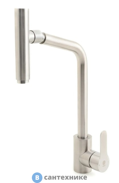 Смеситель Orange Steel M99-009ni однозахватный для кухни, сталь