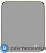 Зеркало Aquanet Контур 800х700 LED TX черный (367650)