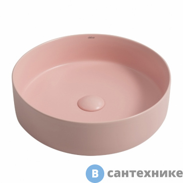 картинка Раковина ABBER Bequem AC2109MP розовая матовая накладная