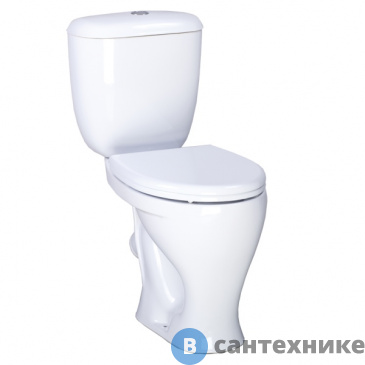картинка Унитаз-компакт Santeri Воротынский белый н/п (+ар-ра, крепл.,сид.)