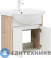 картинка Тумба под раковину Aquanet Сидней 60 дуб кантри/белый (345121)