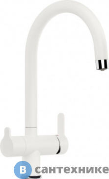 картинка Смеситель Blanco 526268 TRIMA белый