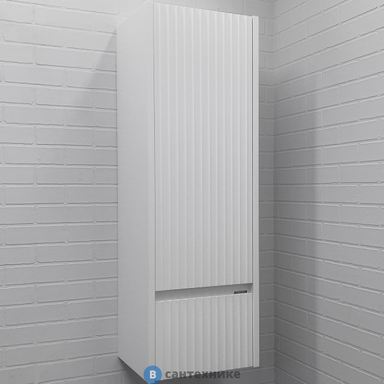 Шкаф-колонна Comforty Марсель-40 белый матовый