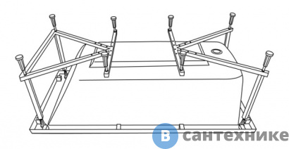 картинка Каркас Excellent Canyon 160x75 (MR.CNN16WH)