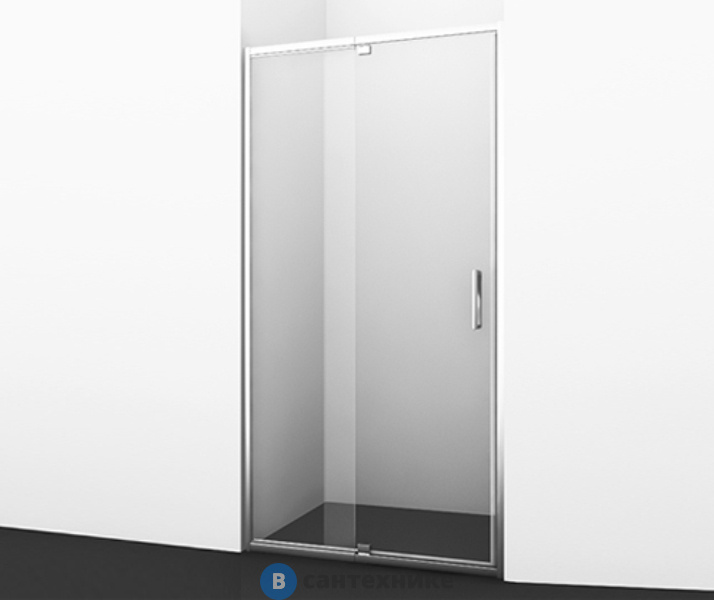 Душевая дверь WasserKRAFT Berkel 48P12, распашная, универсальная