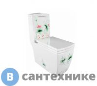 Унитаз с бачком Arcus 050 моноблок белый LJ (без сиденья)