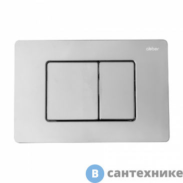 картинка Кнопка смыва ABBER AC0120 хром