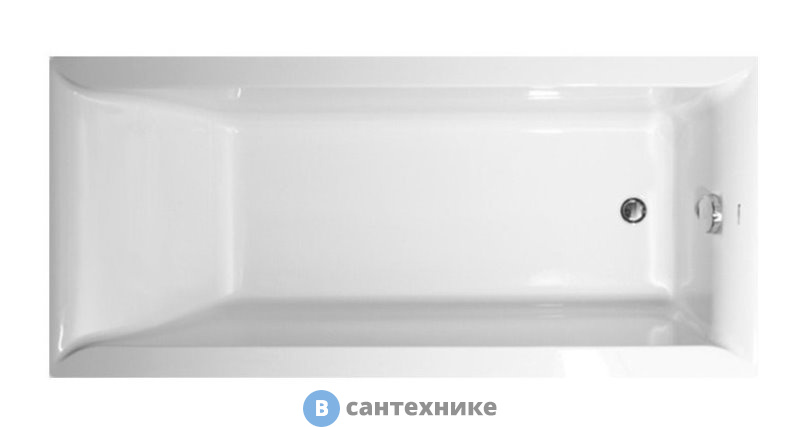 Акриловая ванна Vagnerplast VERONELA 150 (VPBA157VEA2X-04), без каркаса и сифона