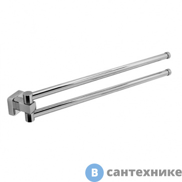 картинка Держатель WasserKRAFT Dill K-3931 полотенец двойной