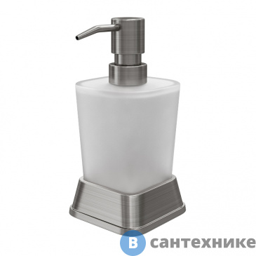 картинка Дозатор WasserKRAFT Amper K-5499NICKEL для жидкого мыла