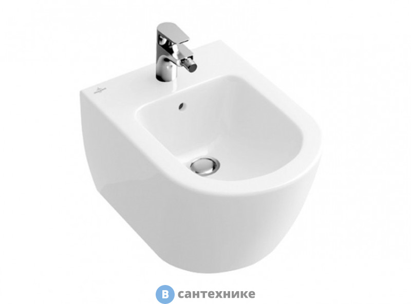 Биде подвесной Villeroy & Boch Subway 2.0 54000001 альпийский белый