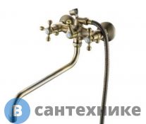 Смеситель Gross Aqua Retro 7016012BRL-D06 для ванны