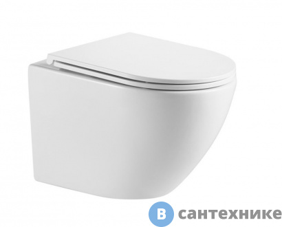 картинка Унитаз с инсталляцией WELTWASSER и кнопкой смыва (AMBERG 506 + MERZBACH 043 GL-WT + AMBERG RD-BL)