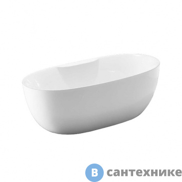 картинка Ванна акриловая Vincea VBT-405B-1700, 1700*800*580, белый, слив-перелив хром