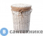 картинка Плетеная корзина WasserKRAFT Aller WB-106-L для белья с крышкой прутья ивы