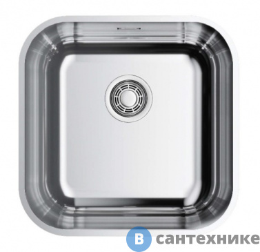картинка Кухонная мойка OMOIKIRI Omi 44-U/I-IN Quadro нержавеющая сталь (4993494)