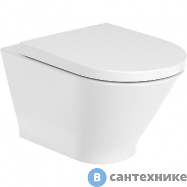 картинка Унитаз подвесной Roca 3460NL000 THE GAP ROUND, без сиденья