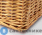 картинка Плетеная корзина WasserKRAFT Ammer WB-370-M для белья с крышкой прутья ивы