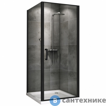 картинка Душевой уголок ABBER Sonnenstrand AG04100B-S75B 100*75*195, без поддона