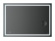 Зеркало AM.PM Gem M91AMOX1003WG с контурной LED-подсветкой, встроенными часами и линзой, 100 см