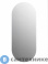 картинка Зеркало Cersanit ECLIPSE smart  50*122 с подсветкой овальное, черная рамка (64151)