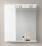 Шкаф зеркальный BelBagno 70 см MARINO-SPC-700/750-1A-BL-P-L подвесной с одной распашной дверцей с доводчиками, с подсветкой, левосторонний, Bianco Lucido