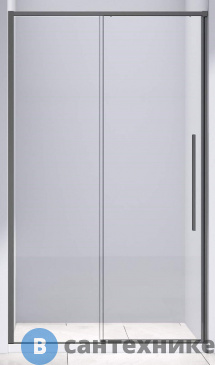 картинка Душевая дверь Vincea Slim-N VDS-4SN130CLGM, 1300, вороненая сталь, стекло прозрачное