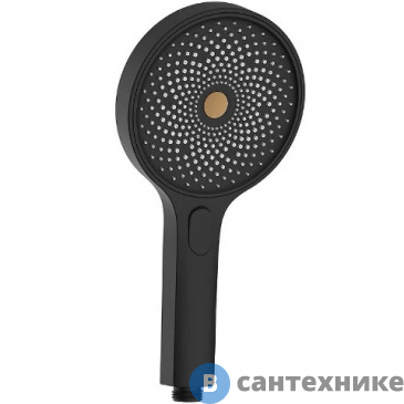 картинка Ручной душ Bravat P70301BW-ENG 3-режимный, чёрный