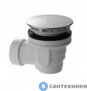 картинка Сифон GLOBO для поддона d60, хром (PD002)