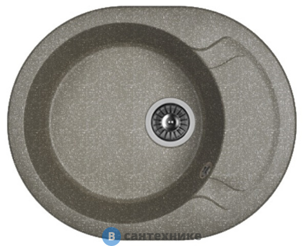 Кухонная мойка Dr. Gans Берта 580, чёрный CMc (25.040.B0580.407)