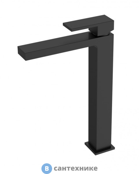 Смеситель Agger Great A2812144 однозахватный чёрный, для накладной раковины