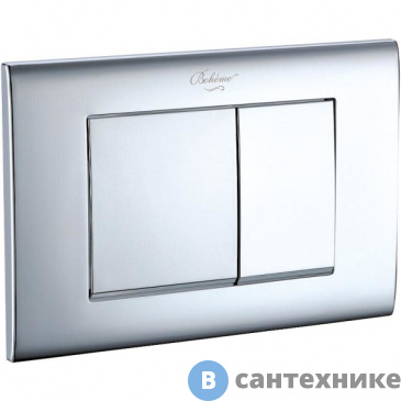 картинка Кнопка смыва Boheme 656 для инсталляции, пластик CHROMO, глянец, квадратная