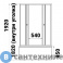 картинка Душевой уголок Тритон Стандарт 90*90 Б 1/4 круга, глуб. подд., Аква, Мозаика, Белый (DK93_2)