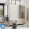 картинка Шторка для ванны поворотная на монопетле MaybahGlass 1400*600 Стекло 6 мм Бронза (MGV-611-2)