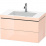Тумба с раковиной Duravit L-Cube Тумба C-bonded 80 см абрикос жемчужный, с фронтом цвета абрикос жемчужный (LC6927O1010)