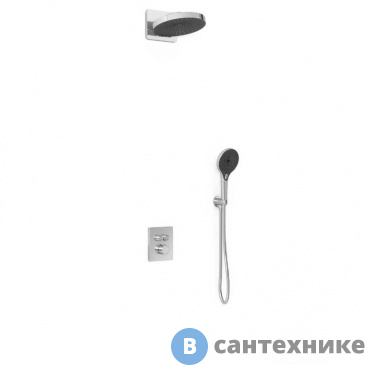 картинка Душевой комплект Vincea Inspire VSFW-3I21MT1CH встраиваемый, термостатический, двухрежимный, хром