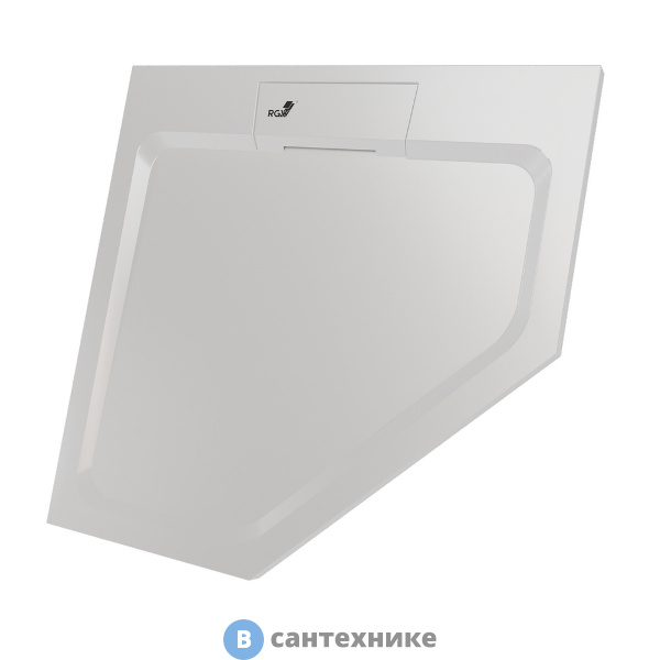 Душевой поддон RGW STA-61W 90*90*3 трапеция (16330599-01), без ножек и сифона