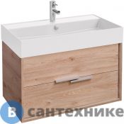 Тумба под раковину Jacob Delafon VIVIENNE EB1667-E75-E75 80 см, копус дуб давос натуральный, фасад дуб давос натуральный