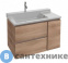 картинка Тумба под раковину Jacob Delafon SOPRANO EB1331-E10 квебекский дуб (96х53,5х63,4)