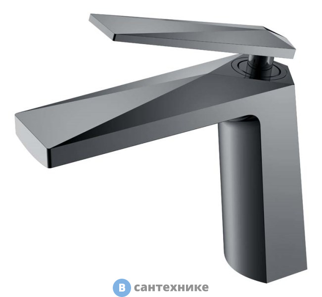 Смеситель Boheme VENTURO 371-SGM для умывальника Shine Gun Metall