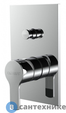 картинка Смеситель Cezares OVEST-VDIM-01 встраиваемый, однорычажный для душа с переключателем, хром