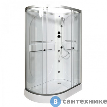 картинка Душевая кабина Deto L602R N LED с гидромассажем