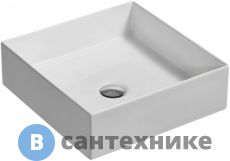 Раковина Jacob Delafon Delta Pure E90011-0 накладная, тонкая керамика, 39*39