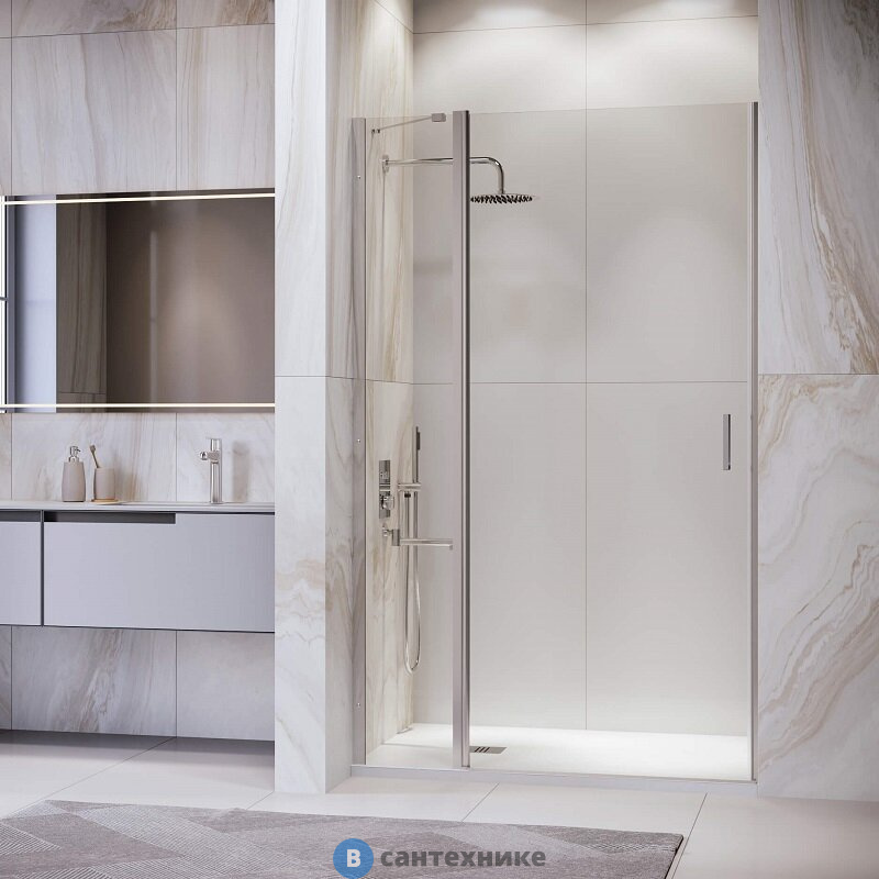 Душевая дверь RGW LE-004 100*195 Хром/ Прозрачное (351200410-11)