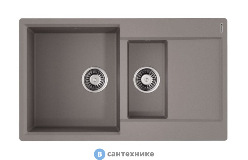 Кухонная мойка OMOIKIRI Daisen-86-2-GR grey (4993475)