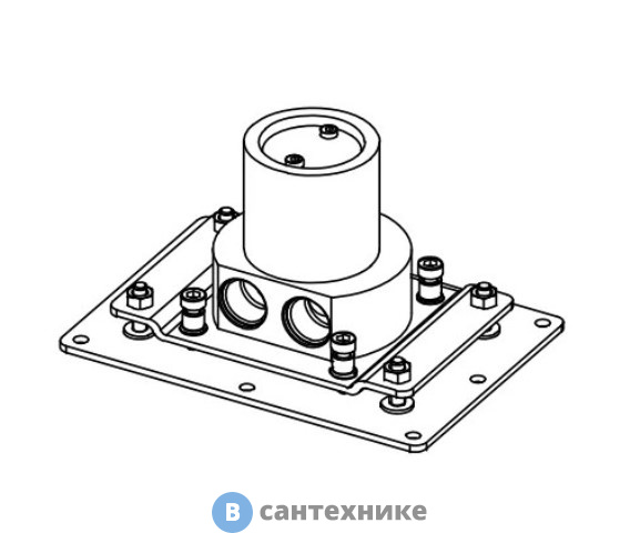 Встраиваемая часть Antonio Lupi Ayati излива, для арт. AY920/AY921/AY922 (AY921IN)